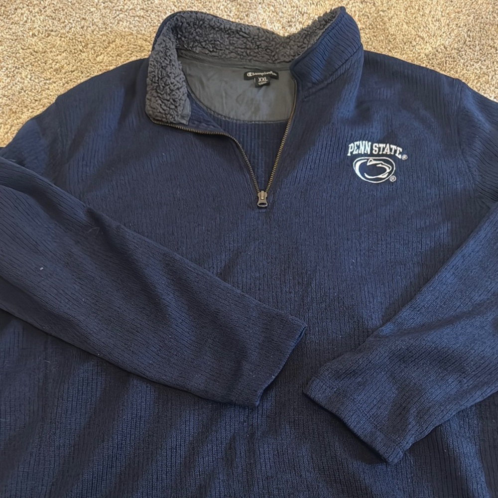 Champion Penn State Men's Navy Quarter-Zip
